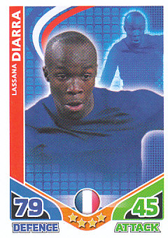 Lassana Diarra France 2010 World Cup Match Attax #87